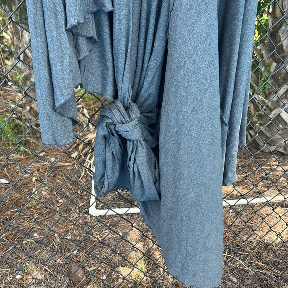 Angelrox Flutter Cape Wrap Jacket Gray One Size - Picture 3 of 6